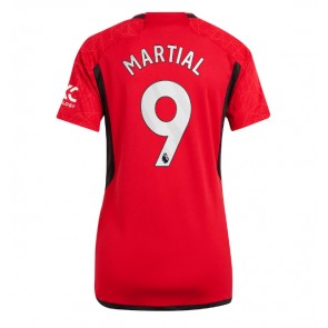 Maillot de foot Manchester United Anthony Martial #9 Domicile Femmes 2023-24 Manches Courte
